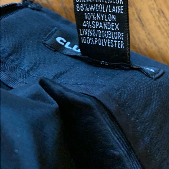 Club Monaco Black Wool Skirt Pleated Back - Picture 6 of 6